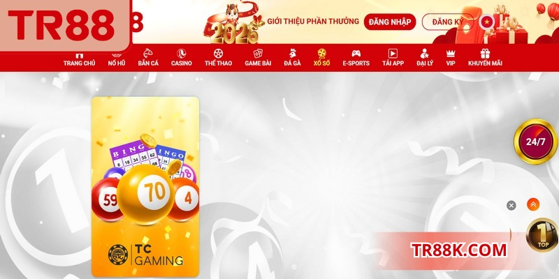 Xổ số tại TR88 được nhiều người yêu thích